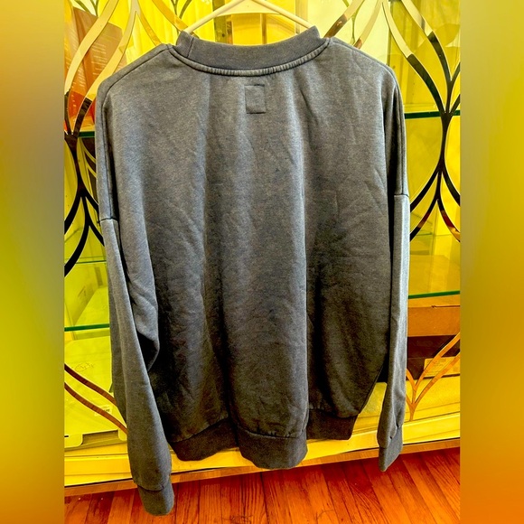 NFL Women's New York Jets Gameday Couture Vintage Wash Crewneck Black - Picture 5 of 7